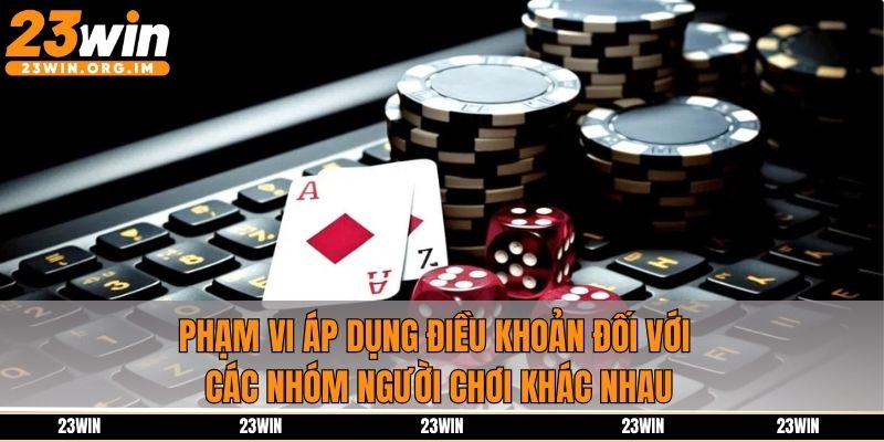 Phạm vi áp dụng điều khoản đối với các nhóm người chơi khác nhau