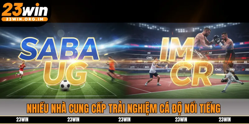 Nhiều nhà cung cấp trải nghiệm cá độ nổi tiếng