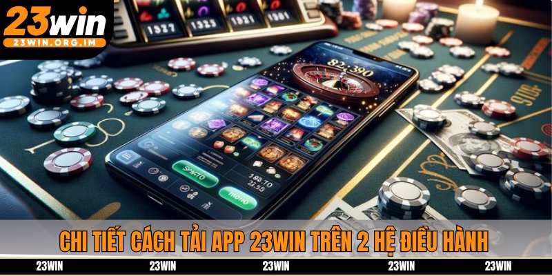 Chi tiết cách tải app 23win trên 2 hệ điều hành